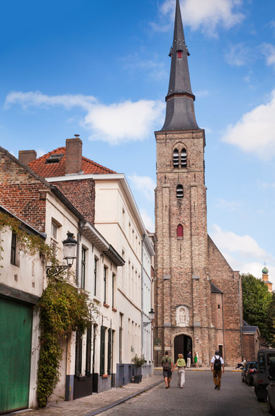 Kościół św. Anny w Brugii. Belgia. 