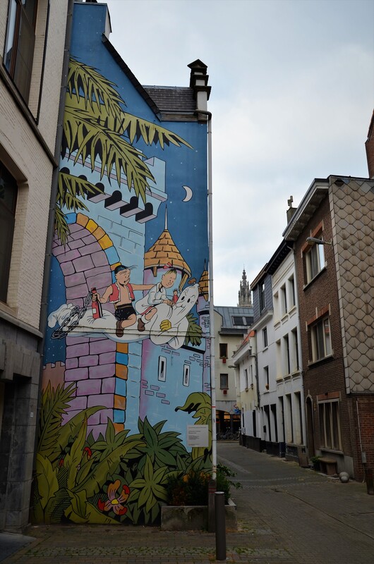 Comic book murals in Antwerp. Belgium.
Komikswoe murale w Antwerpii. Belgia. 