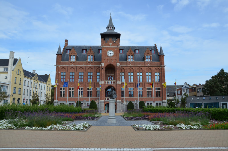 Stadhuis van Knokke Heist. Belgie