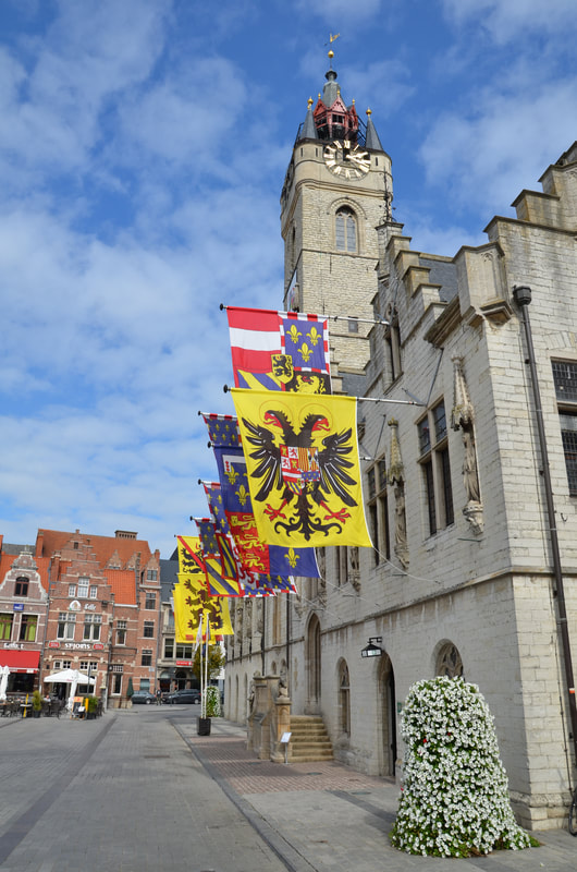 Stadhuis van Dendermonde. België. 