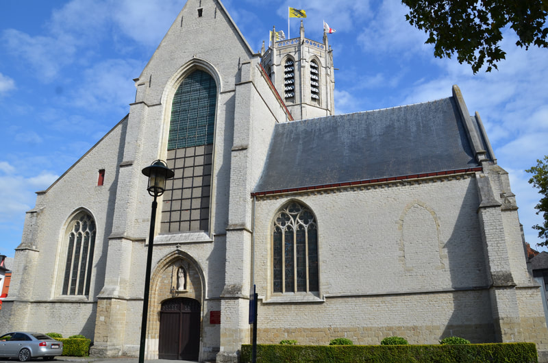 Onze-Lieve-Vrouwekerk in Dendermonde. België. 