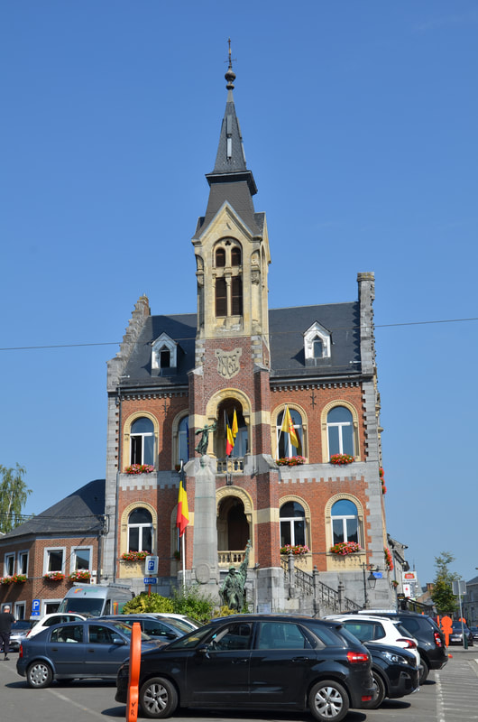 Stadhuis van Rochefort, België. 