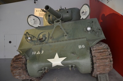 Bastogne War Museum in Bastogne. Belgie.