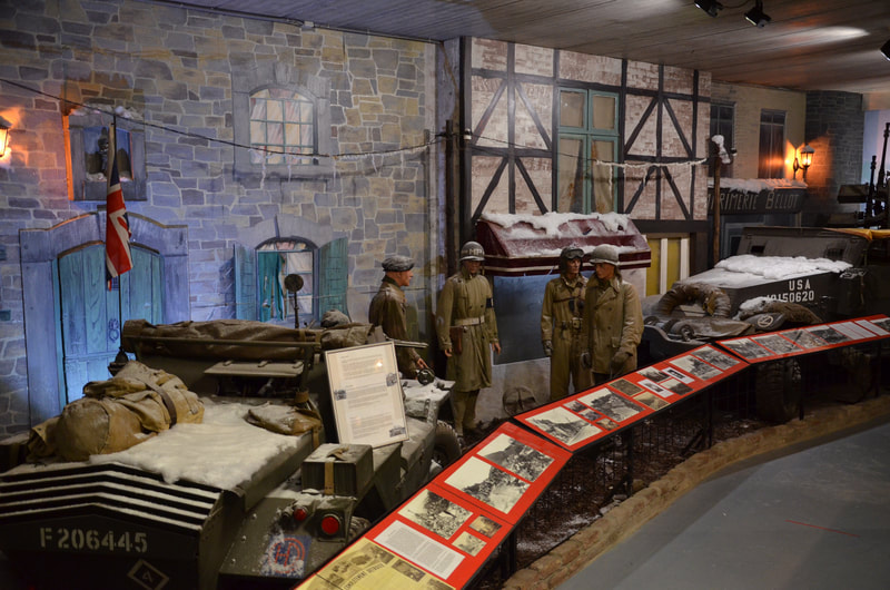 Museum van de Slag om de Ardennen in La Roche en Ardenne. België.  