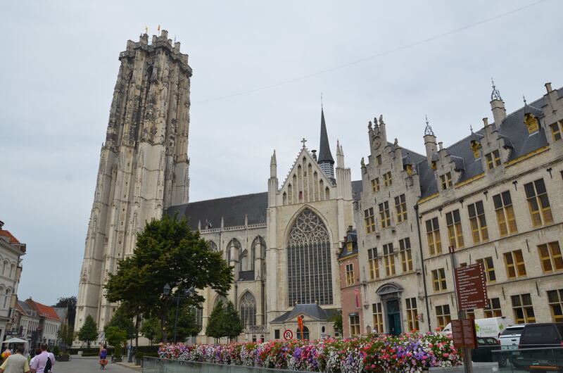 St. Rumbold in Mechelen. Belgie. 