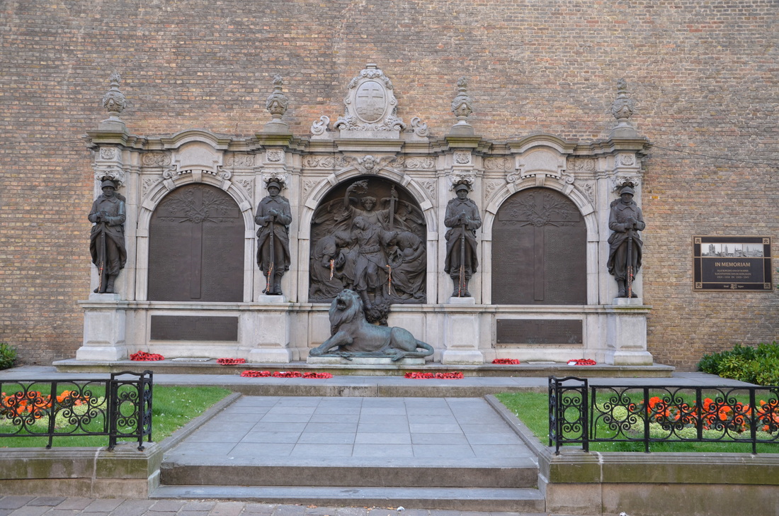 Monument voor de slachtoffers van de Eerste Wereldoorlog in Ieper