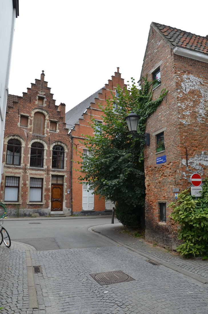 Begijnhof in Mechelen. Belgie.