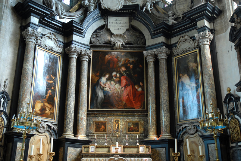 Rubens drieluik, foto. http://toerisme.mechelen.be/en/st-johns-church