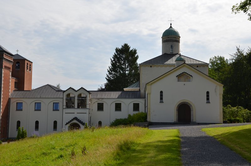 Chevetogne-klooster. België. 