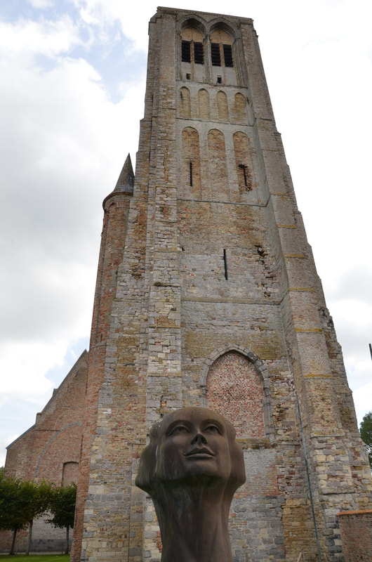 Onze-Lieve-Vrouwekerk in Damme. Belgie. 