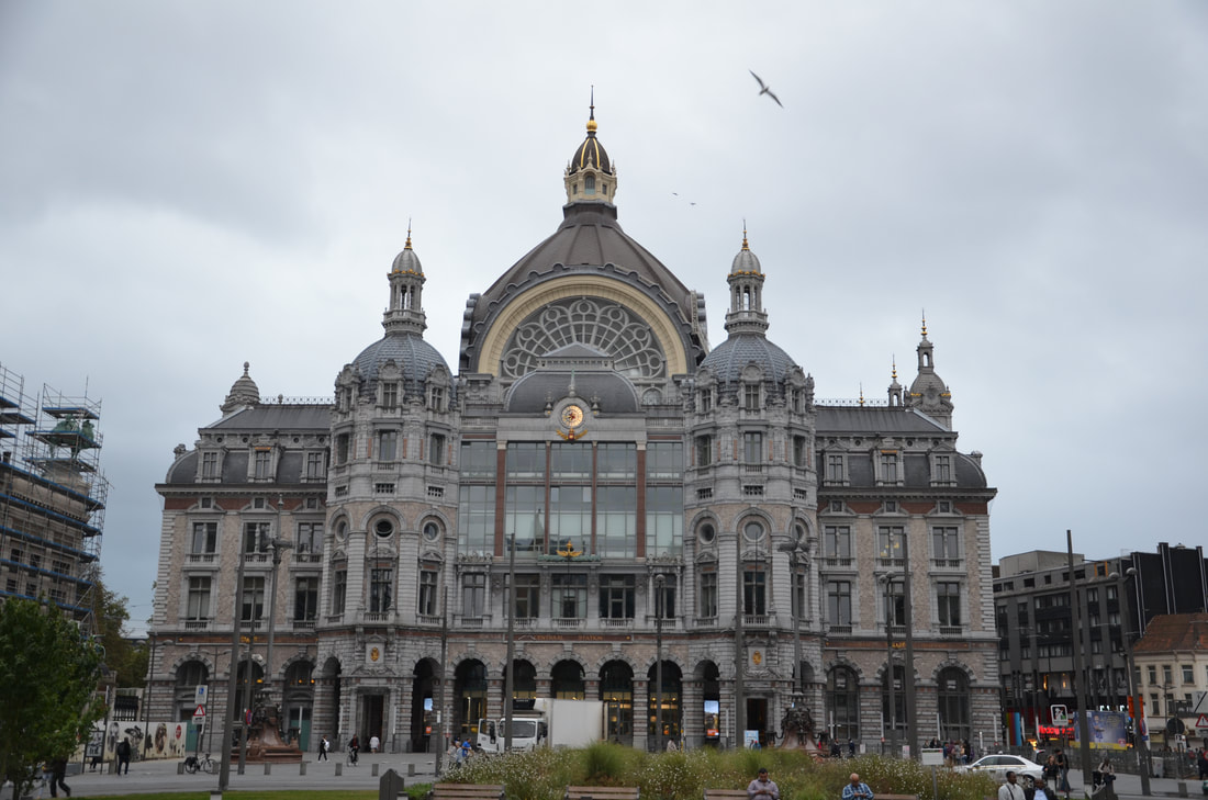 Dworzec centralny w Antwerpii, Belgia