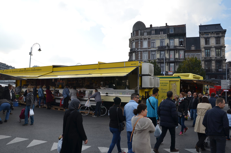 La Batte-markt in Luik