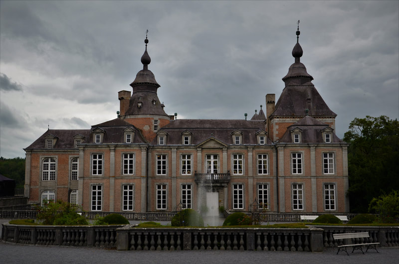 Kasteel Modave. België. Modave-kasteel. België.  