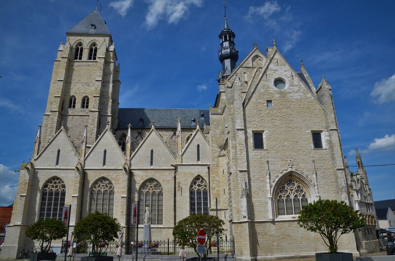 Kerk van Sint Leonard in Zoutleeuw in België. 